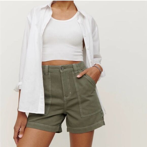 NWT Reformation Utility Shorts - Picture 2 of 12